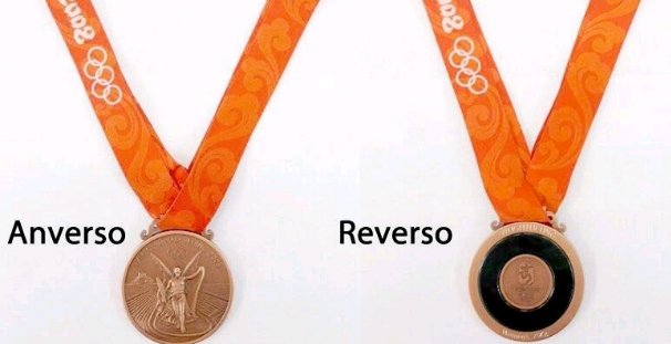 Medalla olímpica.